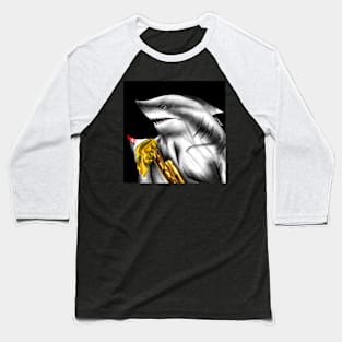 the mighty white shark in gold armor Baseball T-Shirt